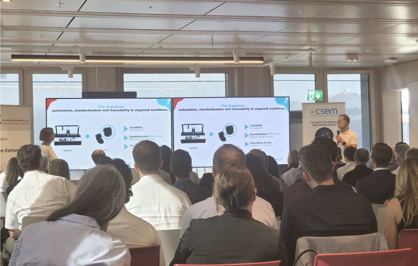 Talk on bioconvergence at Technologie Forum Zug